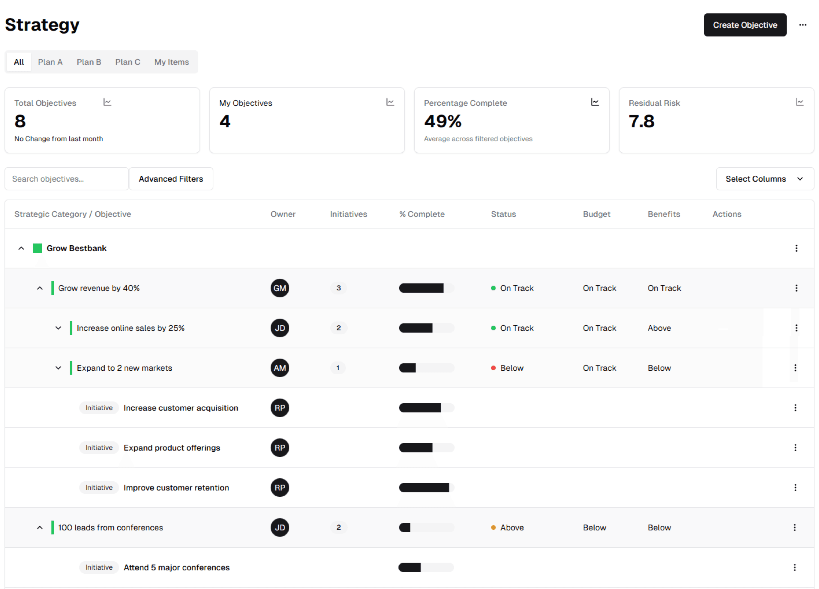 Performance Monitoring & KPIs screenshot